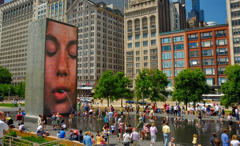 Bigpicture.ru crown fountain summer