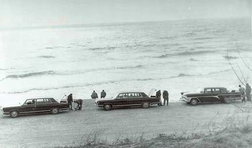 Кортеж Леонида Брежнева у моря, Крым, 1970-е