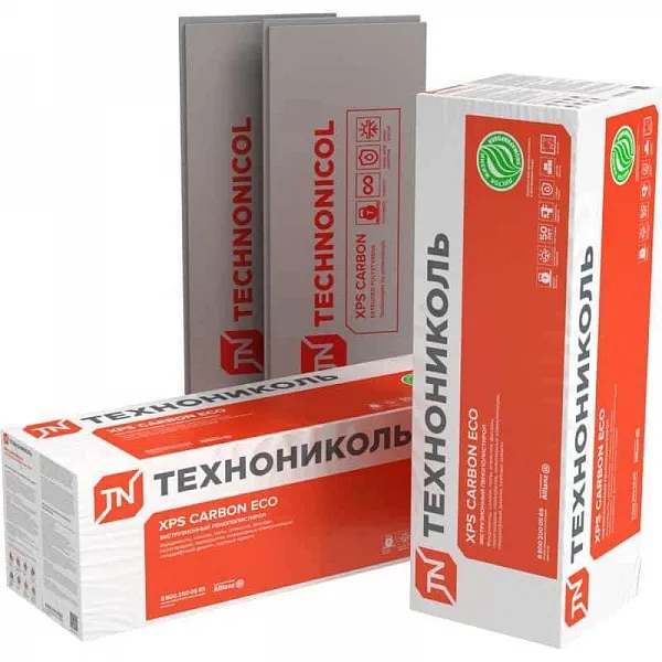 Xps tekhnonikol carbon eco sp 2360x580x100 mm l kromka