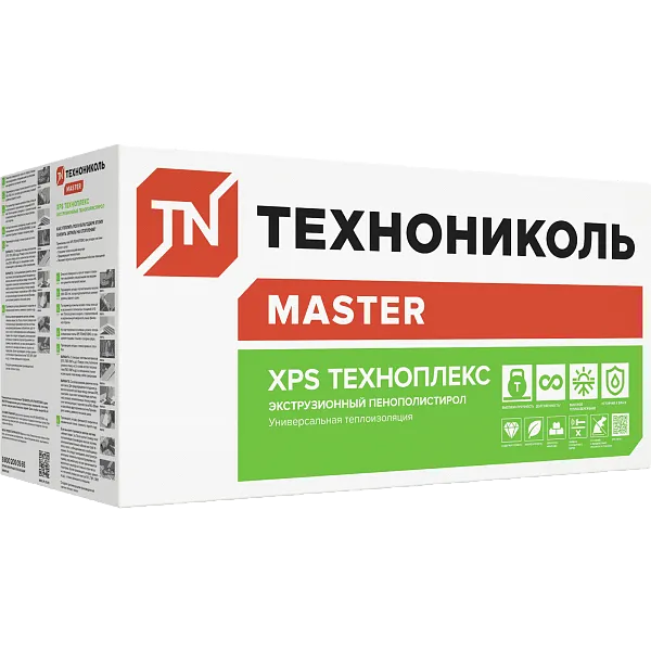 Xps tekhnonikol tekhnopleks 1180x580x100 mm l kromka