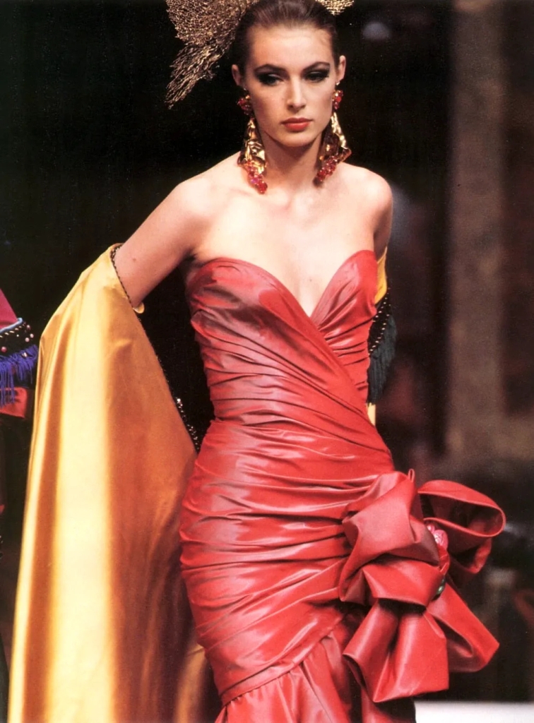 Людмила Исаева редакционная съёмка для американского Vogue 1993