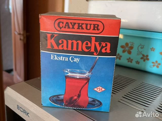 Упаковка турецкого чая конца 1980-х годов