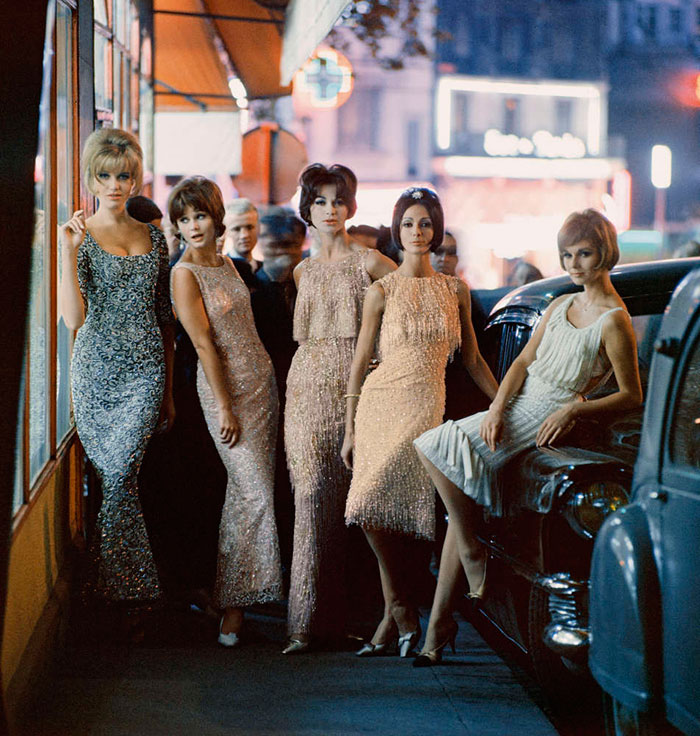 Фотограф Марк Шоу (Mark Shaw) Модели в нарядах Chanel, 1960 г.