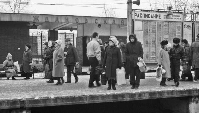 Станция метро Ждановская, место происшествия, 1980 год