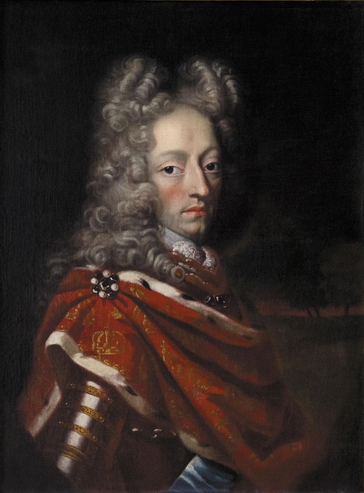 Портрет короля Дании Фридриха IV, который принял вундеркинда Хейнекена в 1724 году