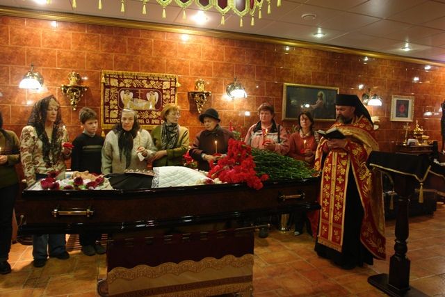 Отпевание усопшего в Новосибирском крематорий