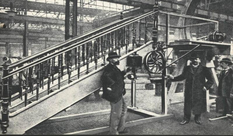 Винтажные эскалаторы начало XX века история изобретения аттракцион