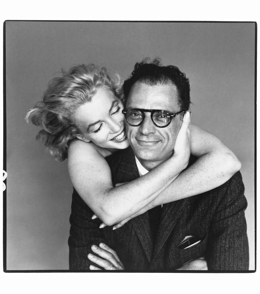 marilyn monroe actress and arthur miller playwright new york may 8 1957 photograph by richard avedon