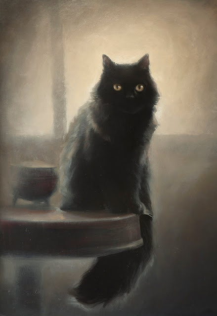 Кошка на картине Shaun Berke