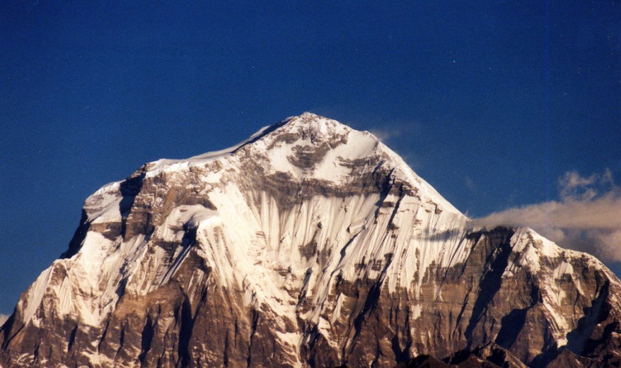 Гора Дхаулагири (Dhaulagiri) в Гималаях