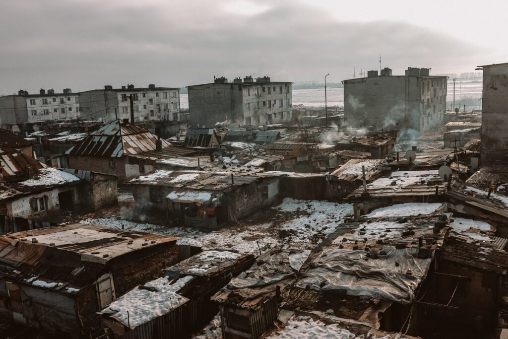 Жизнь в цыганском гетто Требишова, фото Мануэлы Федерл