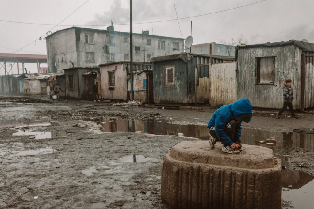 Фото жителей цыганского гетто от Федерл