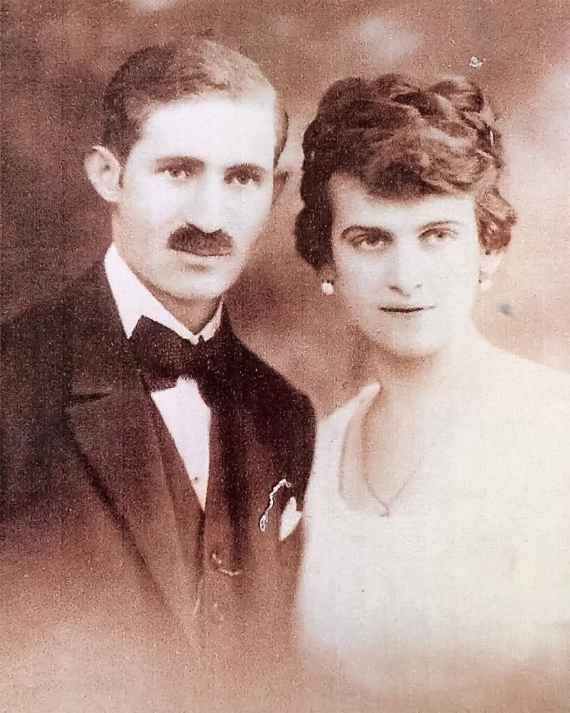 Родители Эдит Эгер - Лайош и Илона Элефант
