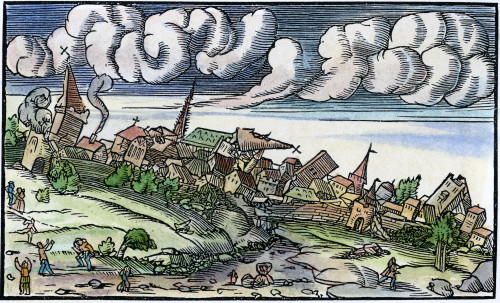 Разрушения после землетрясения в Лиссабоне