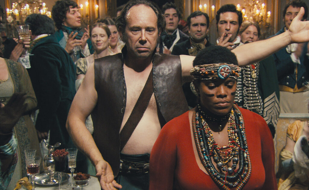 Кадр из фильма Чёрная Венера 2009 года с актрисой в образе Саарти Баартман