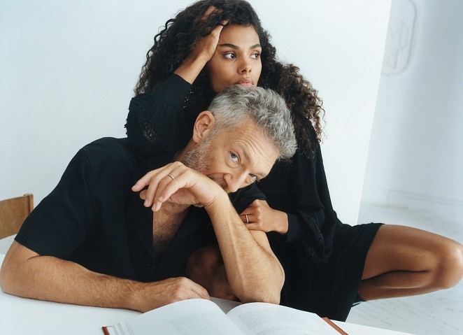 Венсан Кассель и Тина Кунаки