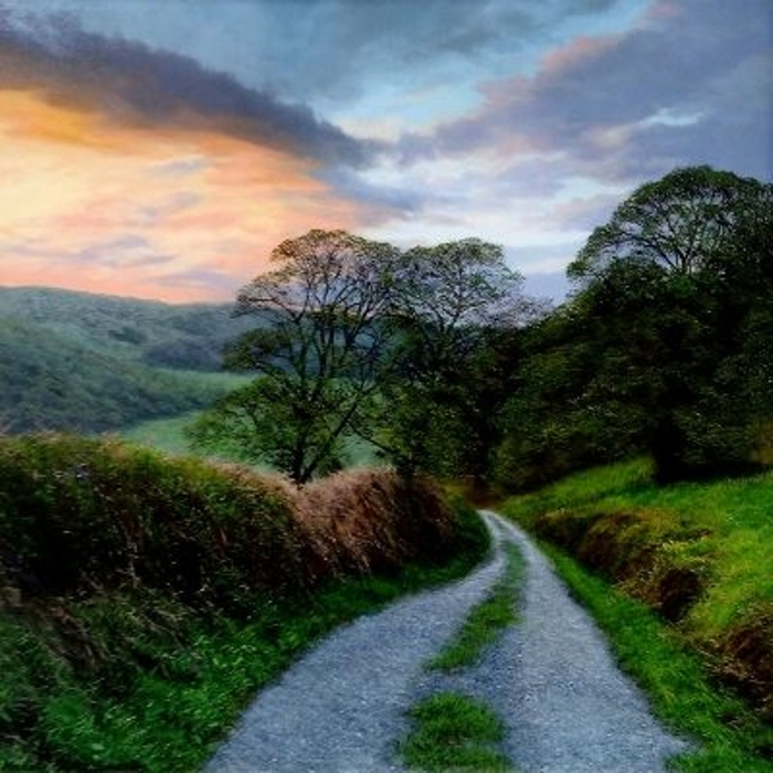 Закатный пейзаж Derbyshire от M.J. Smith