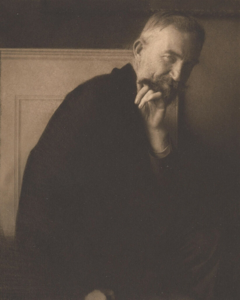 Бернард Шоу на фото Стайхена, 1907 год
