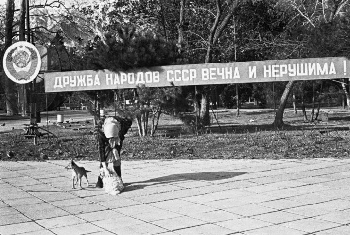 Ялта в марте, 1983 год, снимок Пальмина