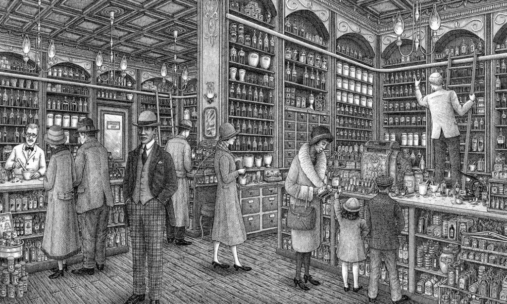 Атмосферная работа Лэндиса Блэра для книги в жанре хоррор
