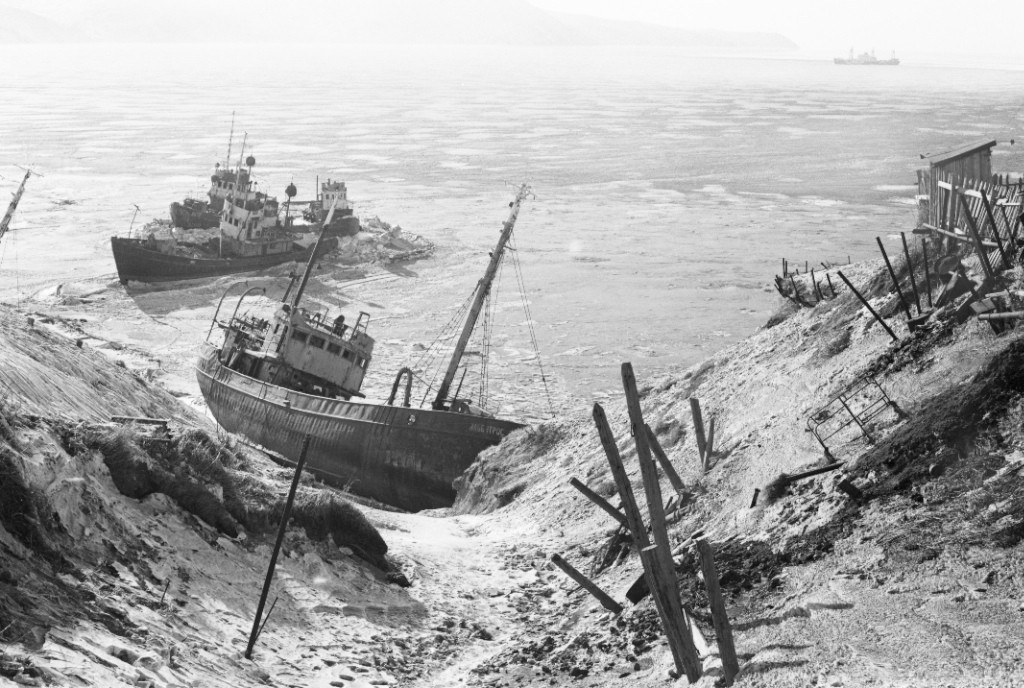 Бухта Нагаево, Магадан, 1971 год, снимок Игоря Пальмина