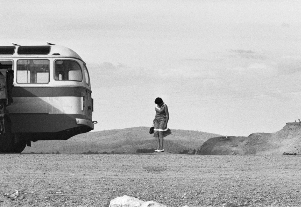 Остановка у реки Селенги, Бурятия, 1980 год, фото Пальмина