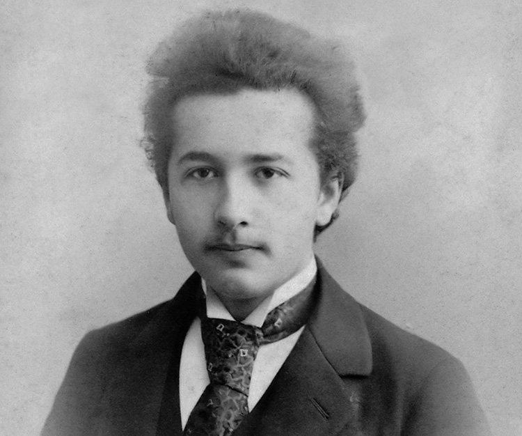 Портрет Альберта Эйнштейна в 16 лет