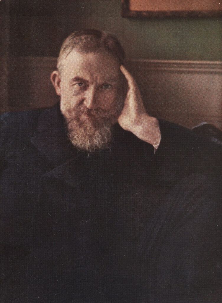 Бернард Шоу на фотографии Стайхена, 1908