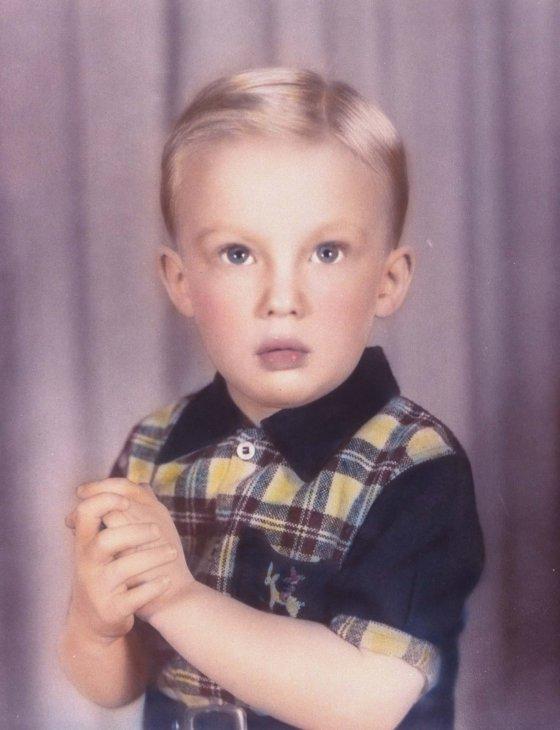Детская фотография Дональда Трампа