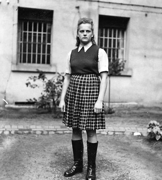 Ирма Грезе в Освенциме, архивное фото