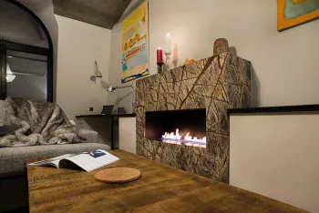 Gostinaya stile loft art foto 14