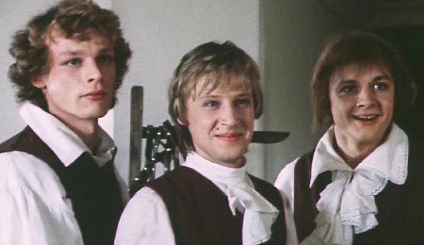 Главные герои в фильме Гардемарины вперёд