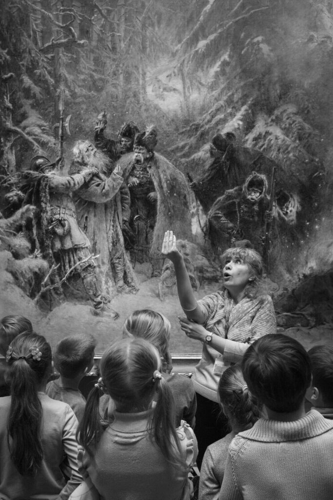 Третьяковская галерея Москва работа Gérard Uféras февраль 2019