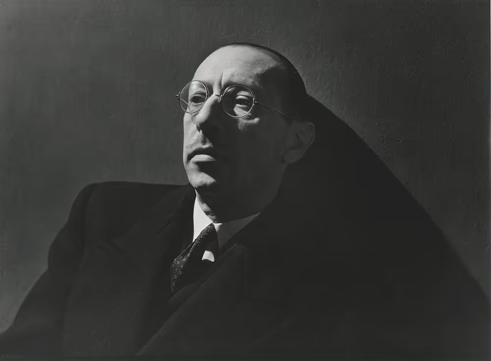 Композитор Игорь Стравинский портрет Гойнинген-Гюне