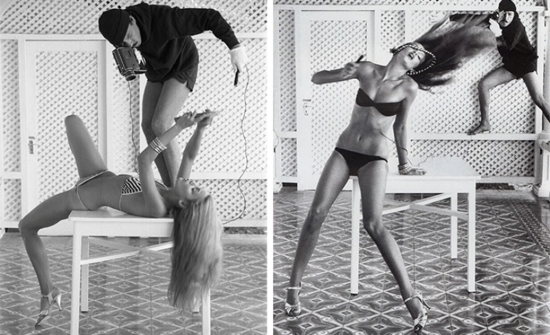 Антонио Лопес с полароидной камерой 1970-е годы