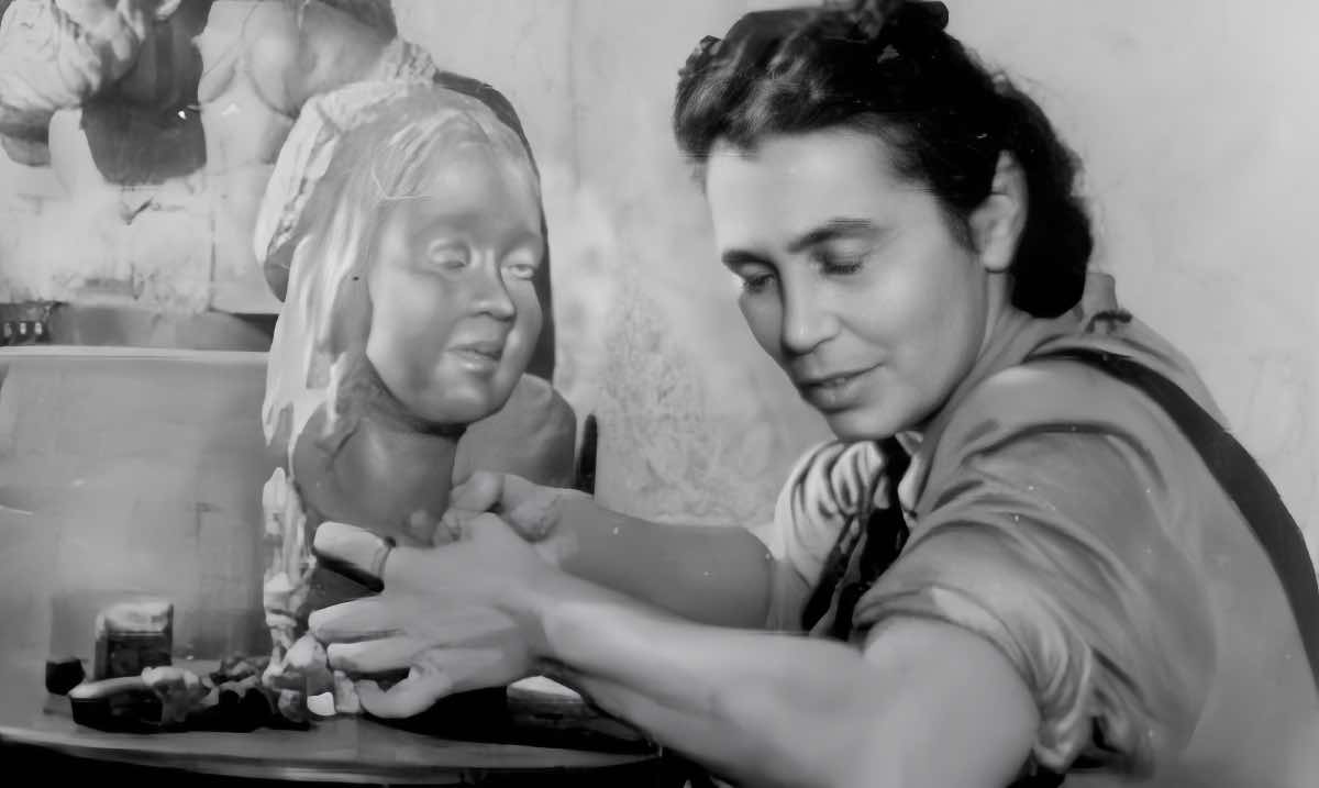 Советский скульптор Лина Михайловна По - пример преодоления недуга