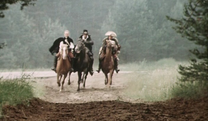 Конная погоня в фильме Гардемарины вперёд Светланы Дружининой