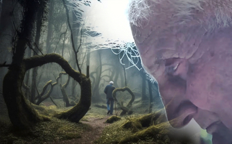 Старый мужчина в румынской деревне возле дома