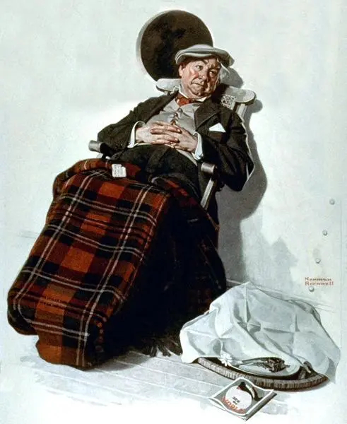 Отдых повседневная сцена американской семьи от Norman Rockwell