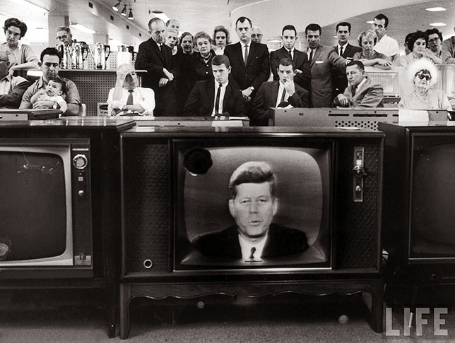 Кубинский ракетный кризис 1962 обращение Кеннеди фотограф Ральф Крейн