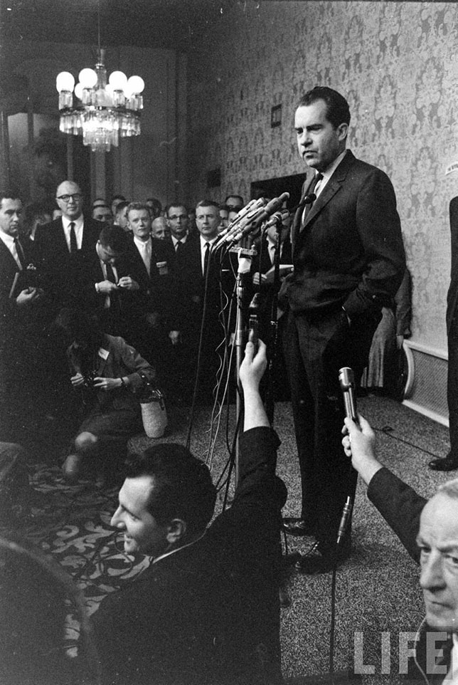 Ричард Никсон последняя пресс-конференция 1962 Ральф Крейн репортаж