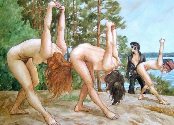 Мороз и Элвис; день чудесный: Король, лес и обнаженные финские девушки от Маркку Лааксо