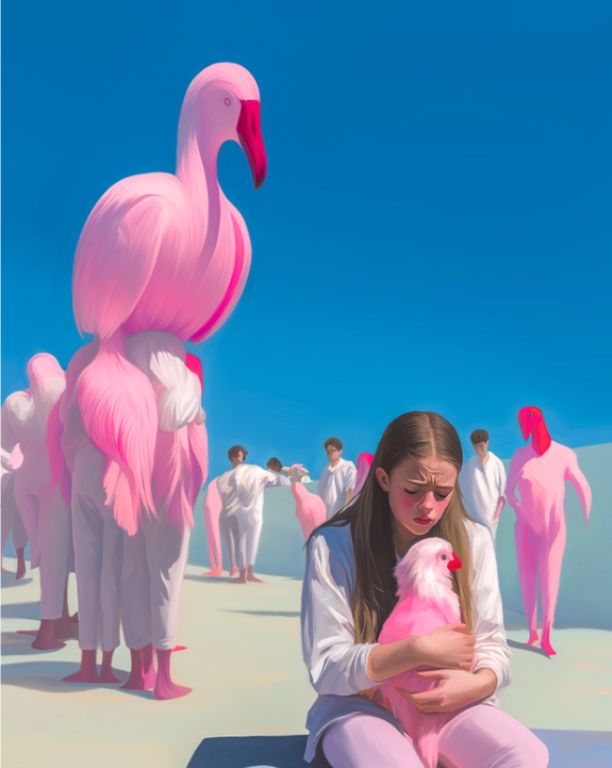 Гетерогенность фрагмент от Hana Choi с пустым пространством