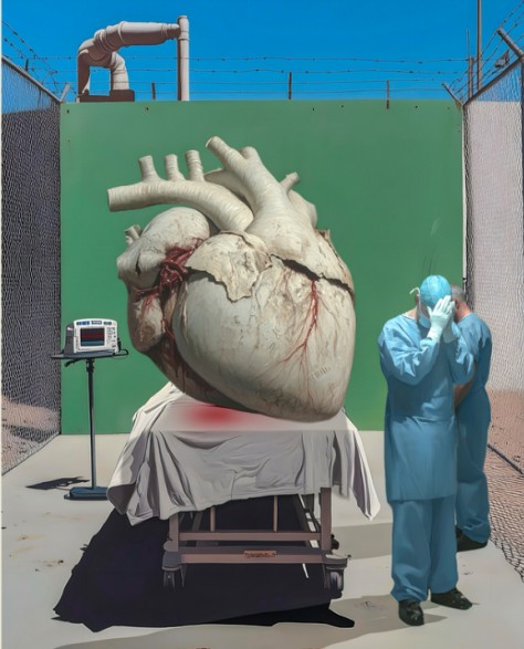 Сделай перерыв фрагментарная работа Hana Choi о внутреннем конфликте