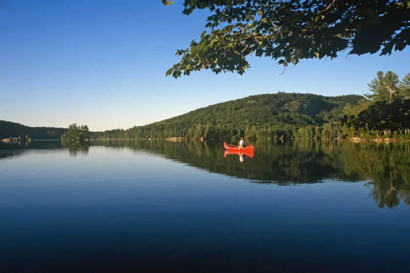 Озеро Норт-Понд в штате Мэн &mdash; у его берегов скрывался отшельник Кристофер Найт