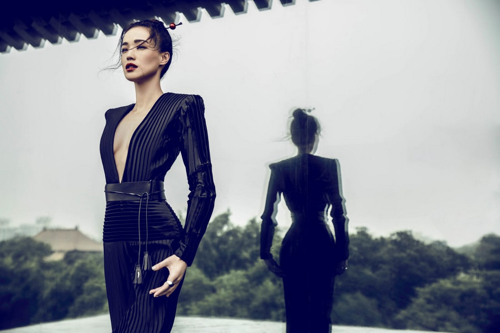 Тайваньская актриса Шу Qi Harper's Bazaar Чэнь Мэн