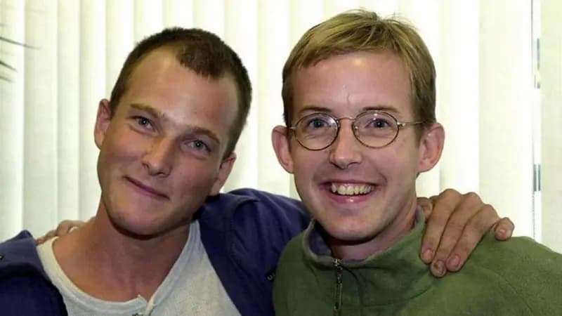 Том Харт Дайк и Пол Уиндер перед экспедицией в Дарьенский пробел, 2000 год