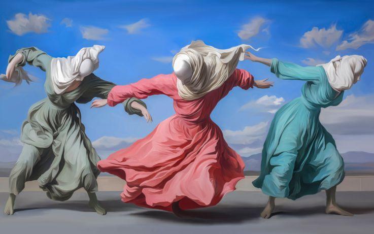 Блеф Блиндмэнда экспрессионистский портрет от Hana Choi