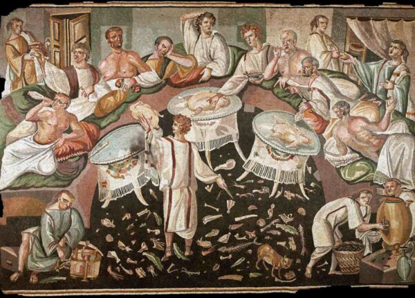 Секрет «неприбранного пола»: зачем в Древнем Риме создавали мозаики с объедками