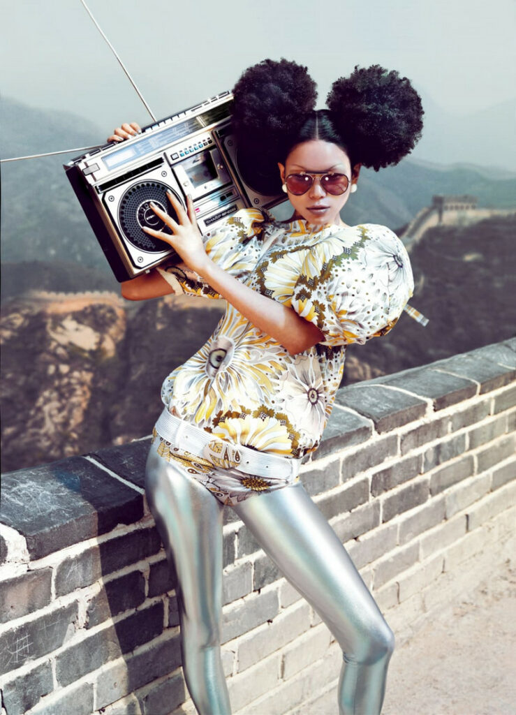 Великая Китайская стена фэшн-фотография Чэнь Мэн